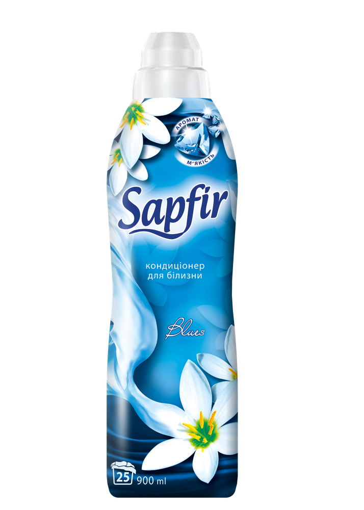 Кондиціонер для білизни SAPFIR, Blues 0,9 л.